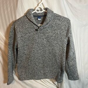 Old Navy Boys Gray Shawl Collar Sweater